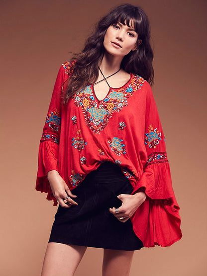 Bohemian Gorgeous Embroidered Top