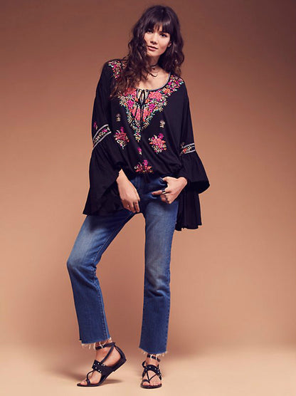 Bohemian Gorgeous Embroidered Top