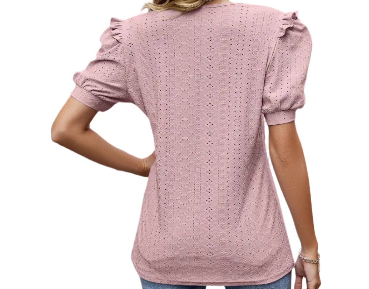 V-neck Sleeve Short Top