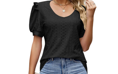 V-neck Sleeve Short Top