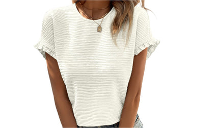 Casual Knitwear Casual Round Neck Top