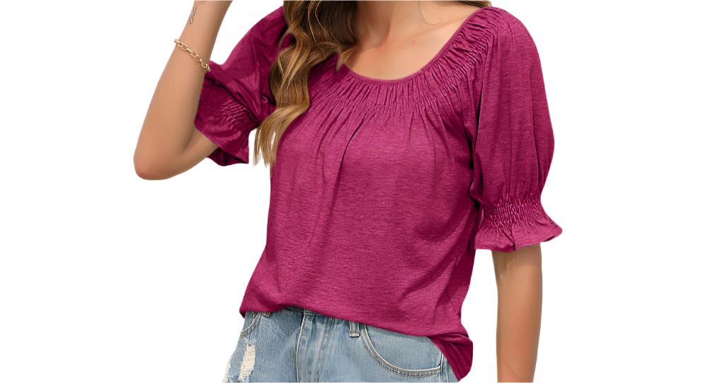 Casual Loose Short Sleeve Top