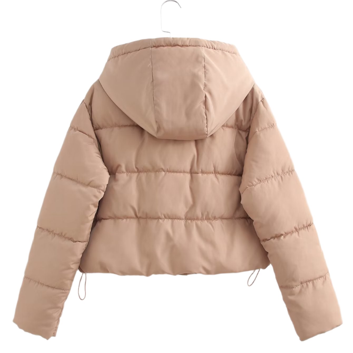 Loose Short Hood Cotton Padded Puffer Jacket