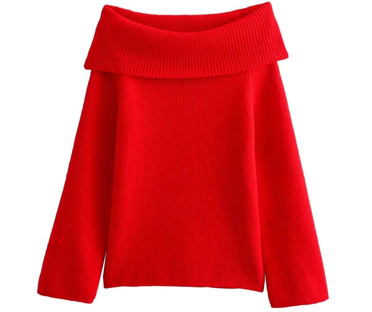 Sexy Off Shoulder Knitwear Sweater