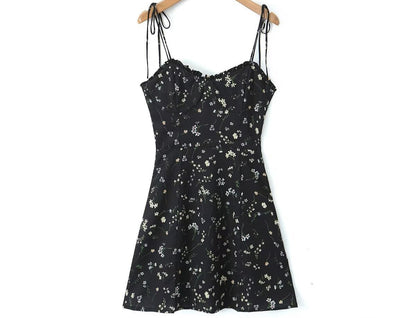 Daisy Print Slip Dress