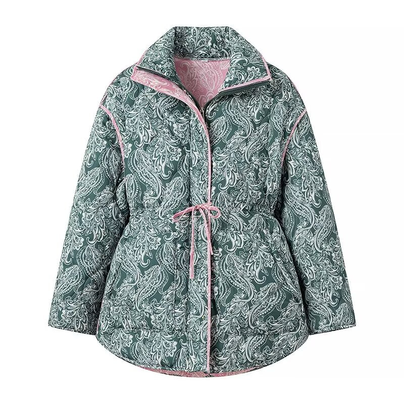 French Detachable Two-Way Wear Cotton Padded Coat