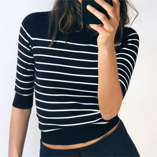 Striped Pullover Sweater