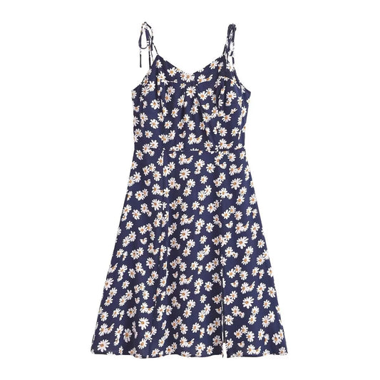 Little Daisy Printed Slim Dress