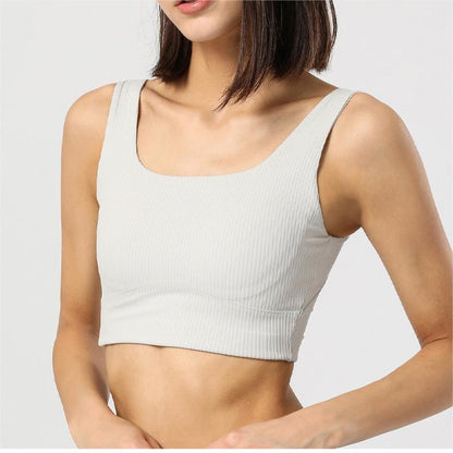 Yoga Exercise Seamless Adhesive Sports Bra