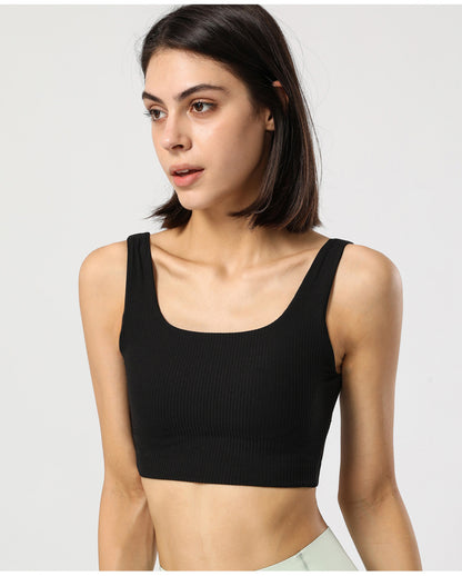 Yoga Exercise Seamless Adhesive Sports Bra