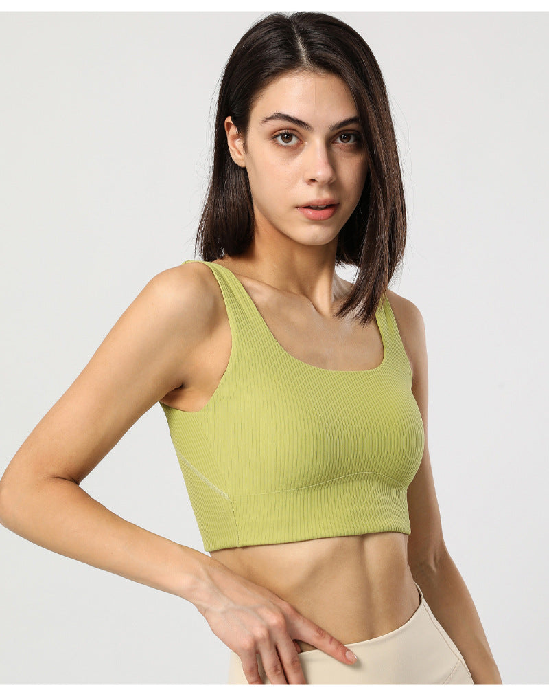 Yoga Exercise Seamless Adhesive Sports Bra