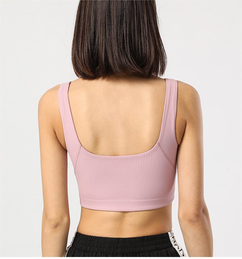 Yoga Exercise Seamless Adhesive Sports Bra