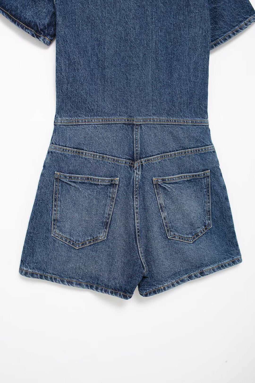 Denim Romper