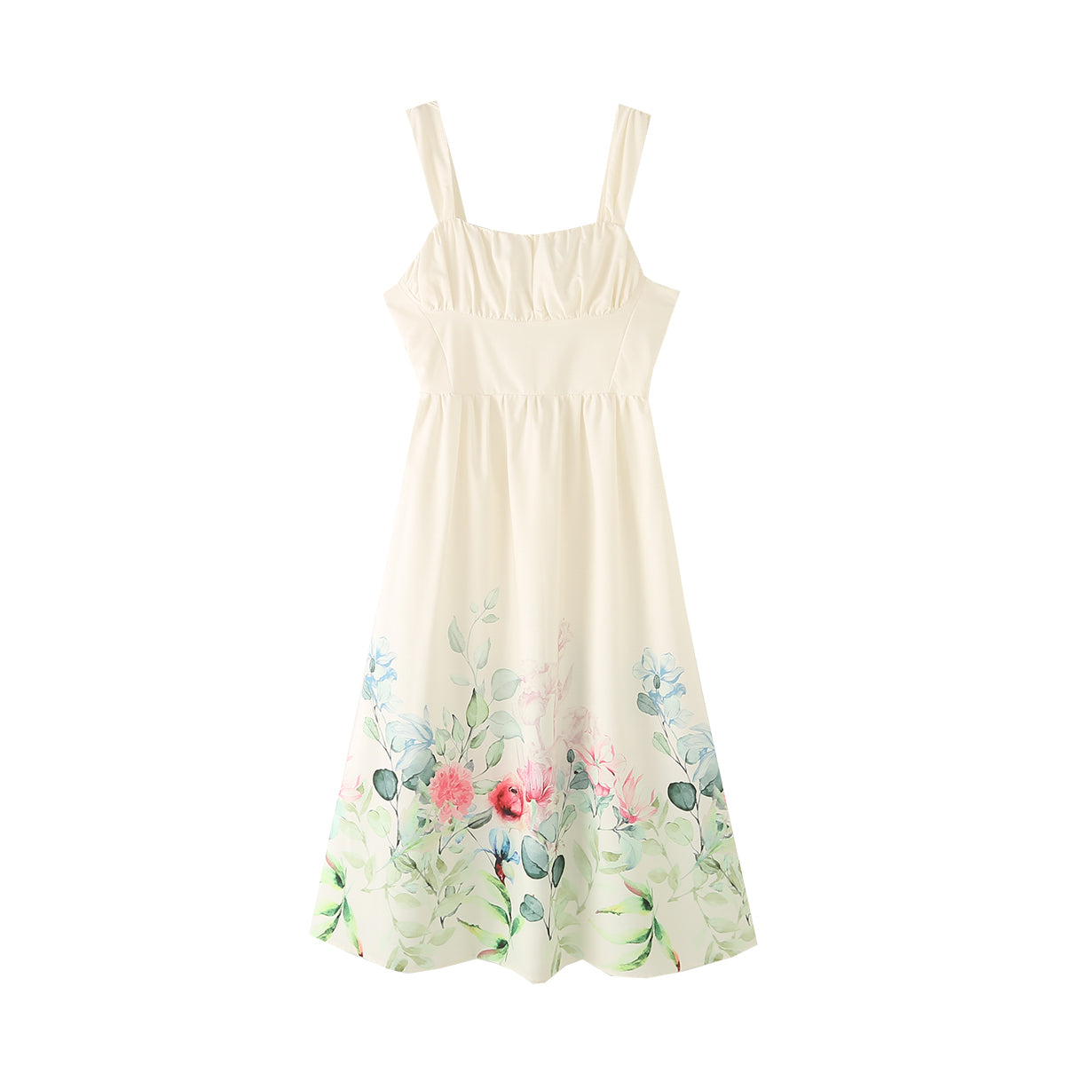 Summer Positioning Printing Dress