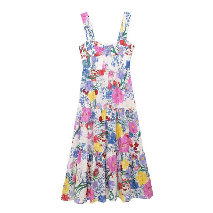 Small Floral Strap Dress