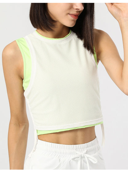 Sports Mesh Breathable Yoga Fitness Top