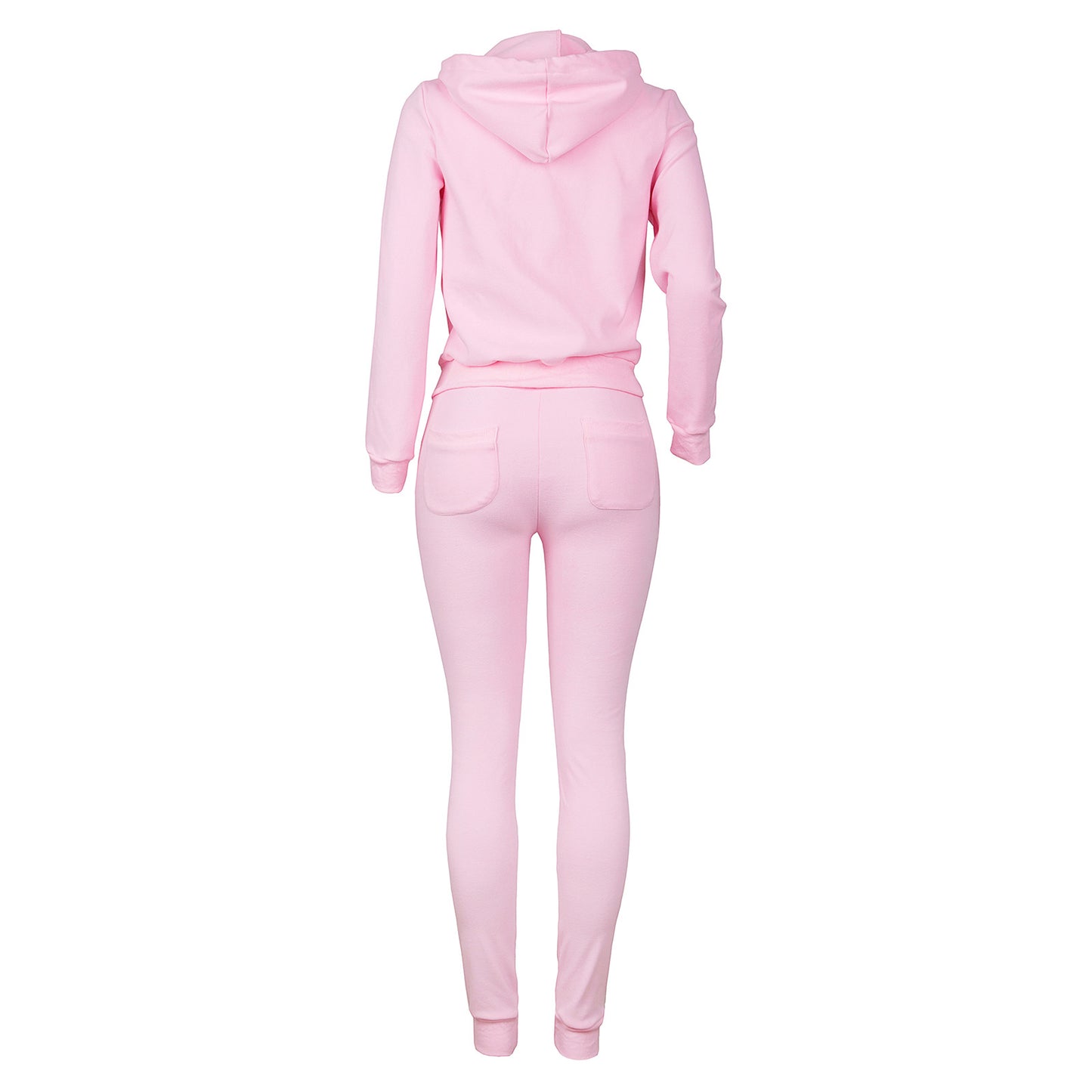 Plush Hooded Workout Three-Piece Set