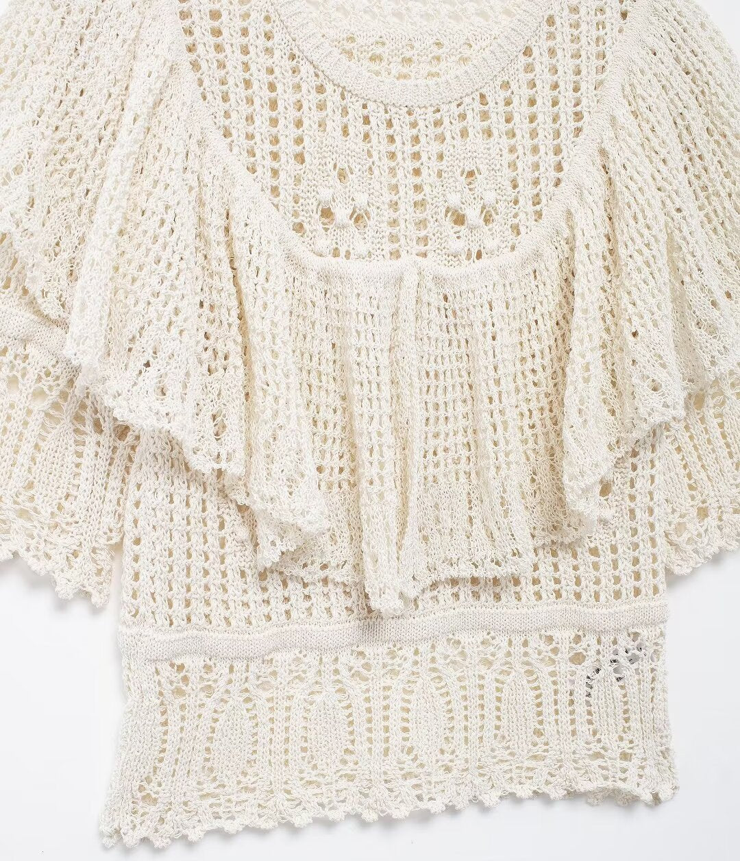 Decorative Knitted Top