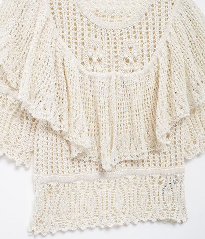 Decorative Knitted Top