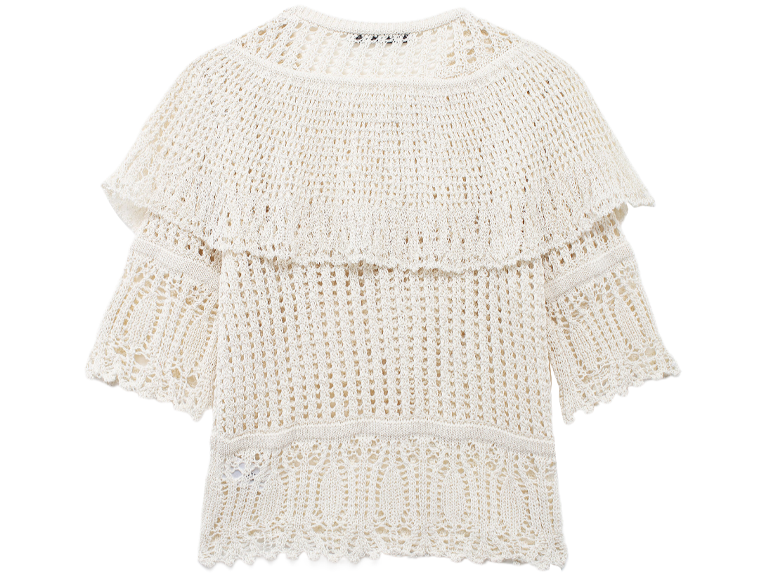 Decorative Knitted Top