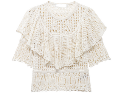 Decorative Knitted Top