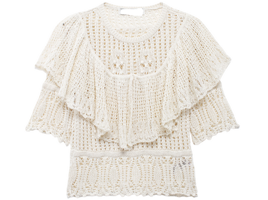 Decorative Knitted Top