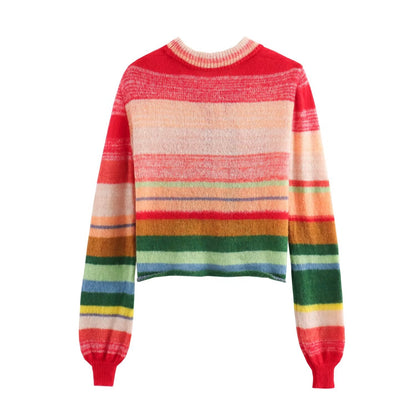 Skittles Mohair Retro Cardigan