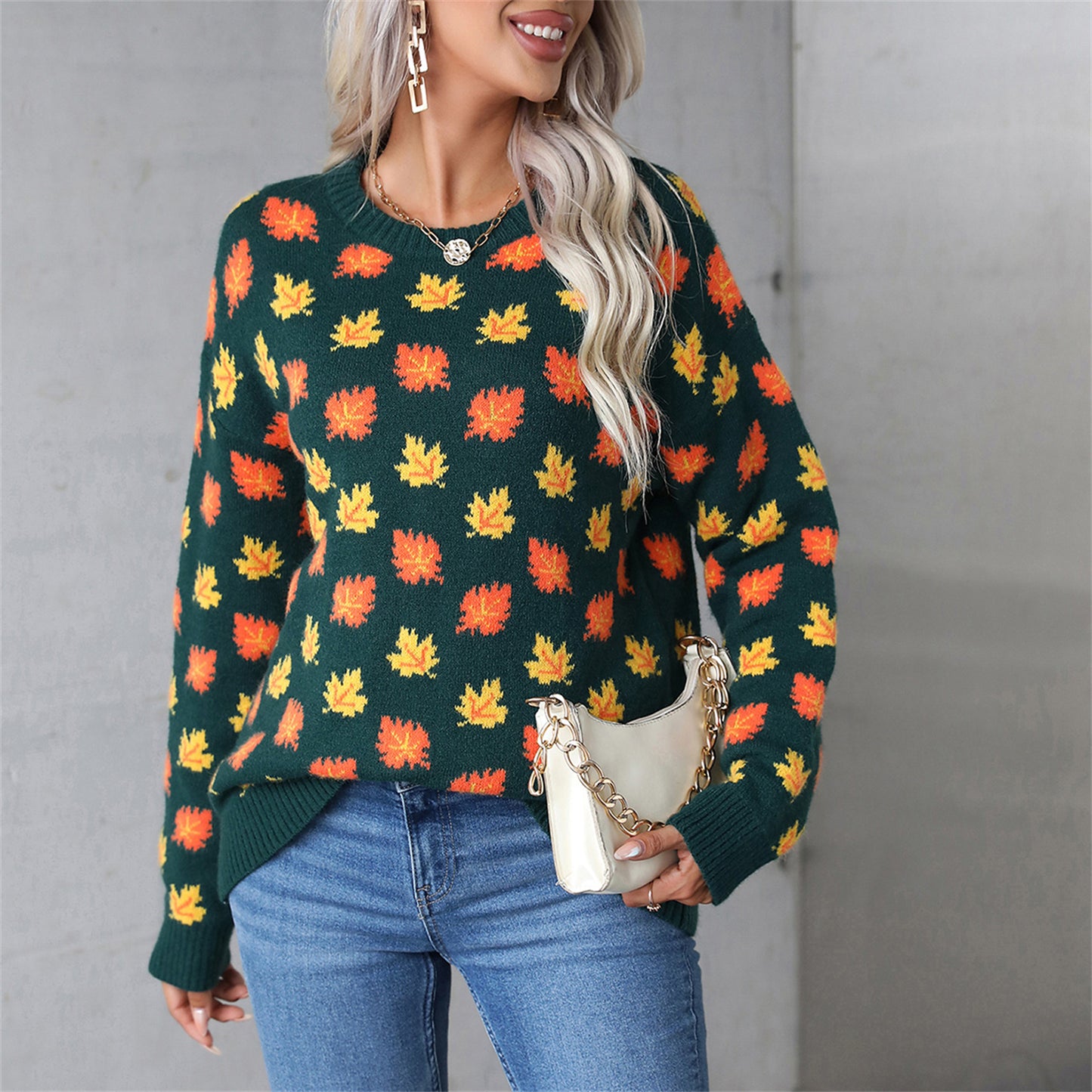 Fall Leaves Sweater