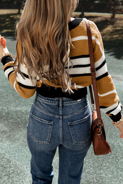 Vintage Stripe Pullover Sweater