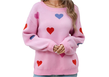 Love Pullover Heart Sweater