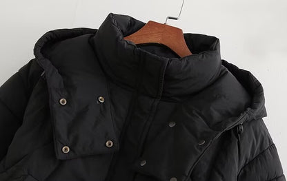 Nylon Short Cotton Puffer Jacket