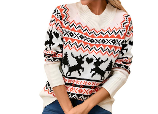 Deer Pullover Sweater