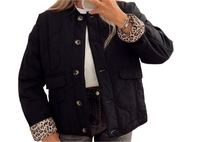 Quilted Button Cotton Niche Jacket Coat