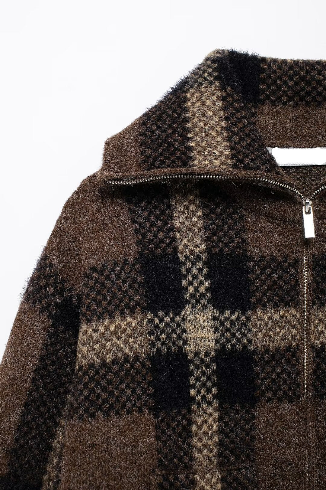 Plaid Jacket Coat