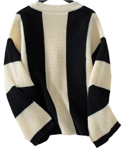 Striped Sweater Cardigan