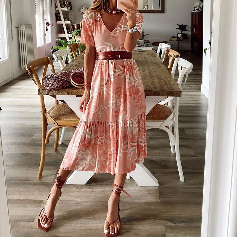 Casual Printed Maxi Dress