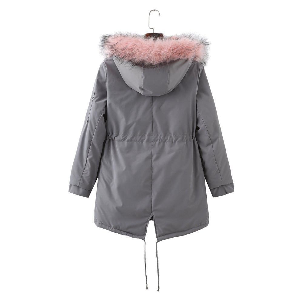 Fleece Lined Thickened Cotton Padded Coat