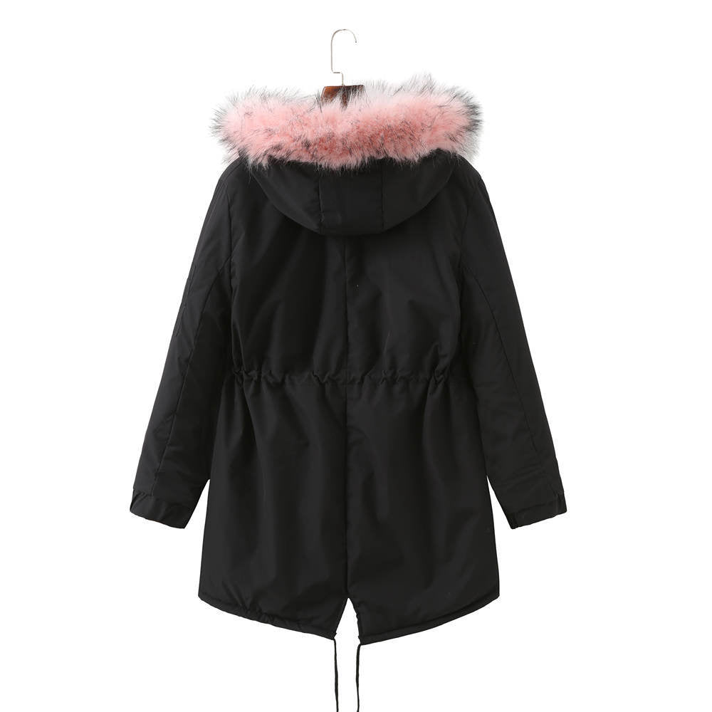 Fleece Lined Thickened Cotton Padded Coat