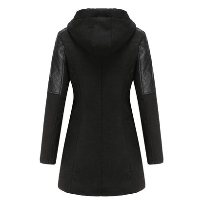 Hooded Woolen Coat