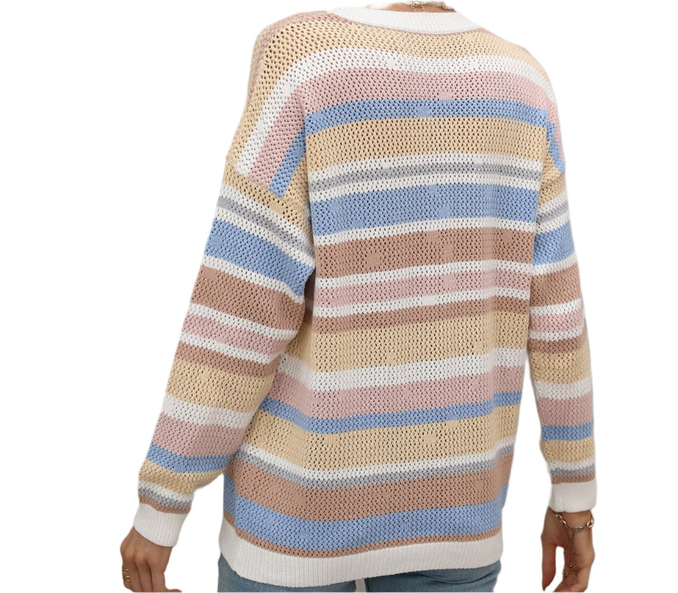 Stripe Knitwear Sweater