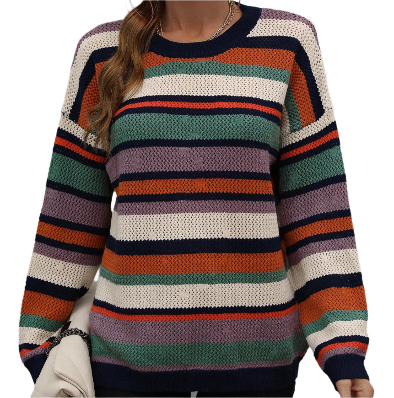 Stripe Knitwear Sweater