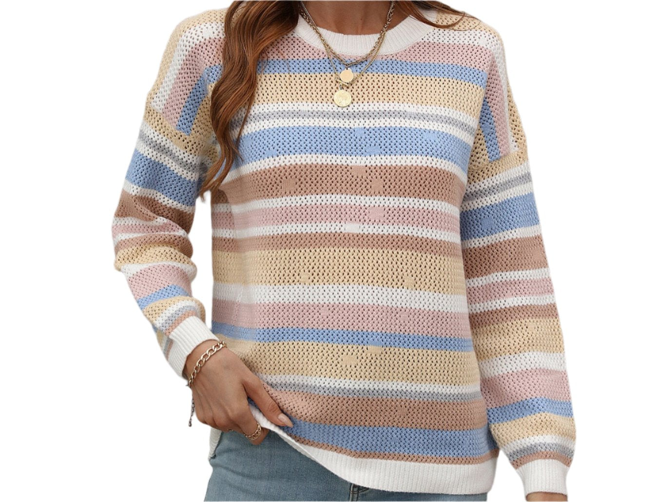 Stripe Knitwear Sweater