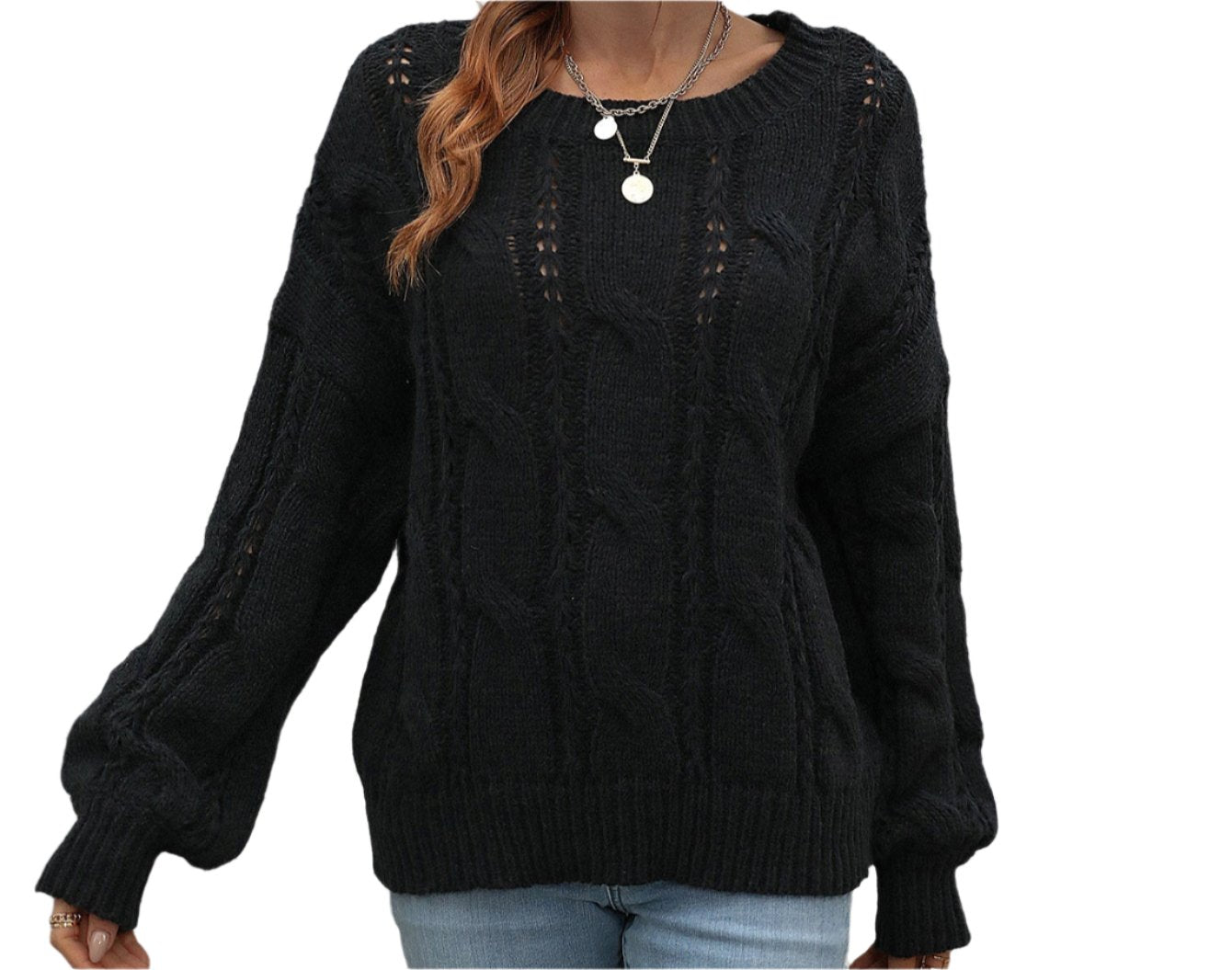 Twisted Knitted Sweater