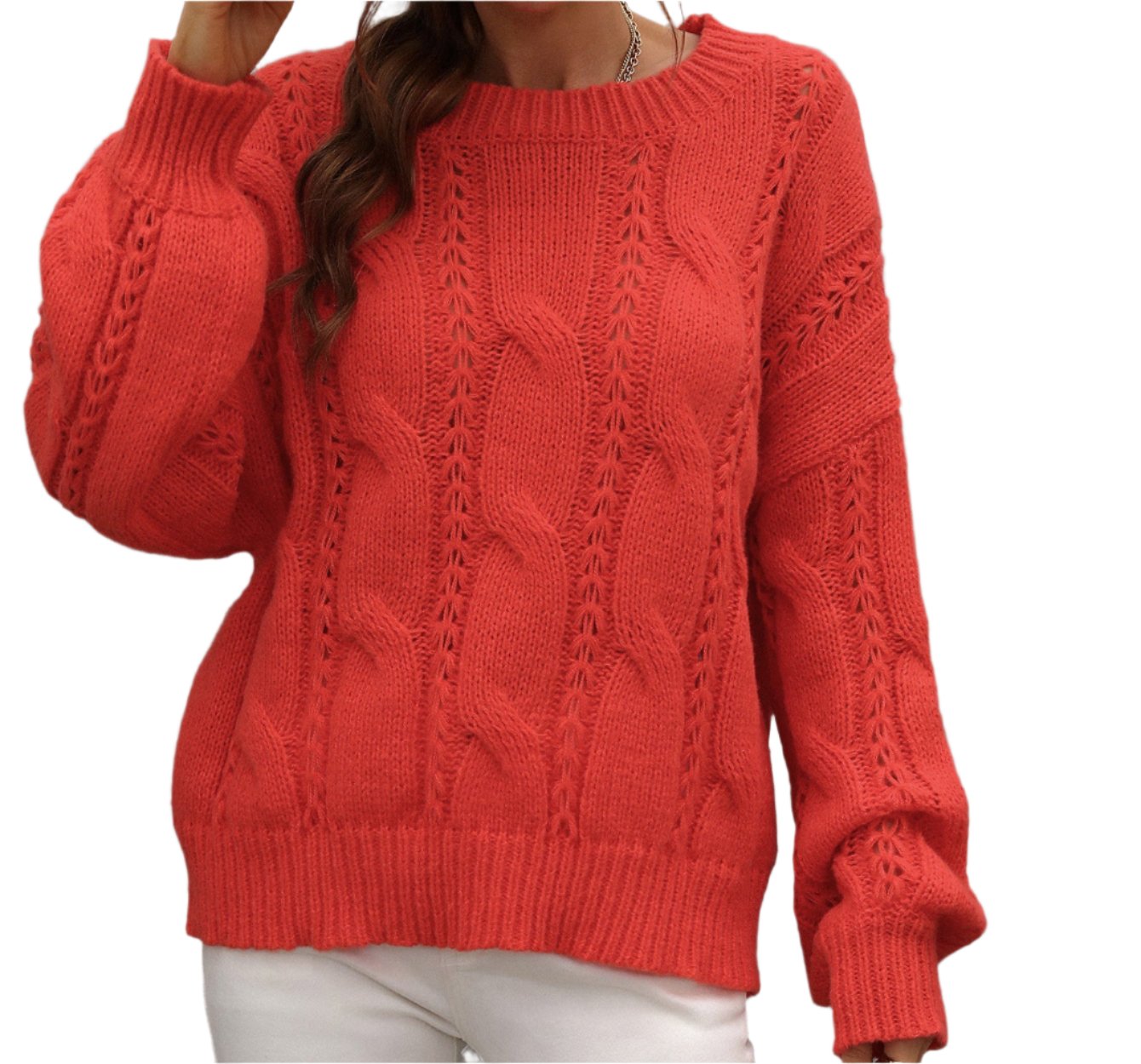 Twisted Knitted Sweater