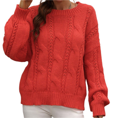 Twisted Knitted Sweater