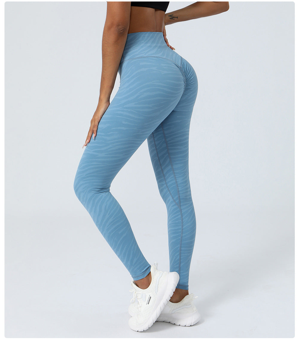 Hip Lifting Print Yoga Pants