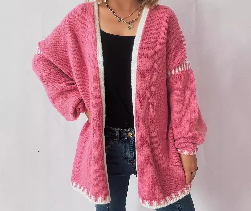 Knitted Preppy Chic Cardigan