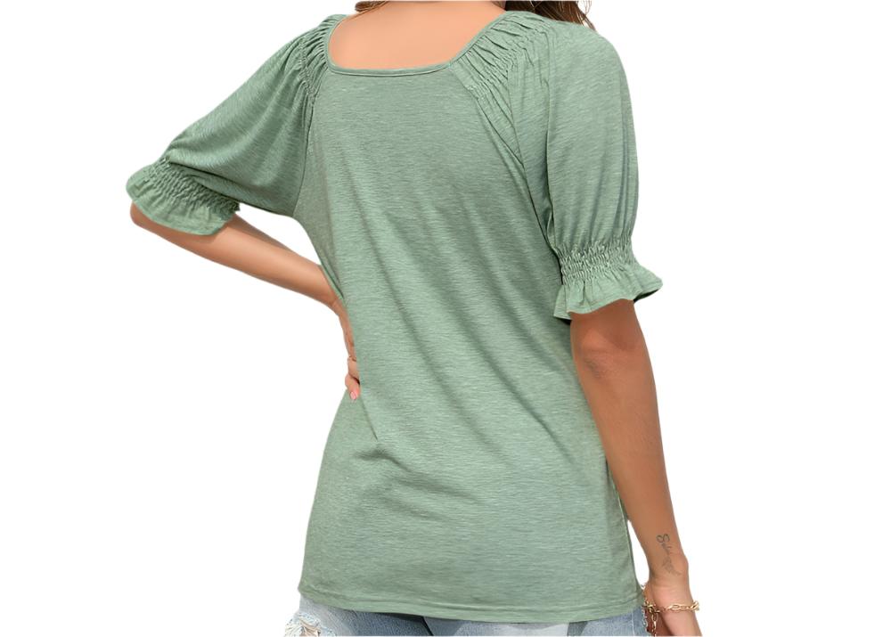 Casual Loose Short Sleeve Top