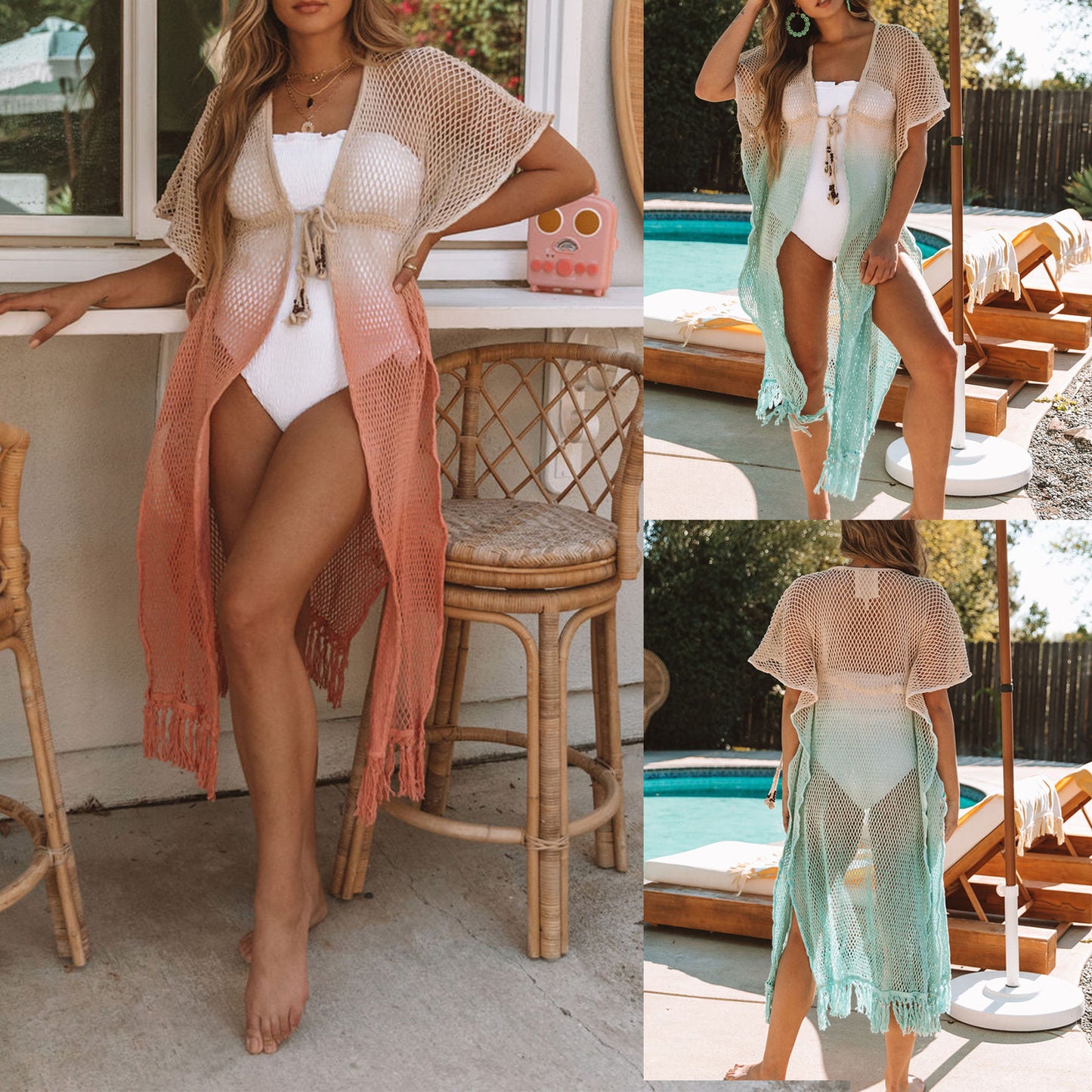 Sexy Blouse Mid Length Cover-up