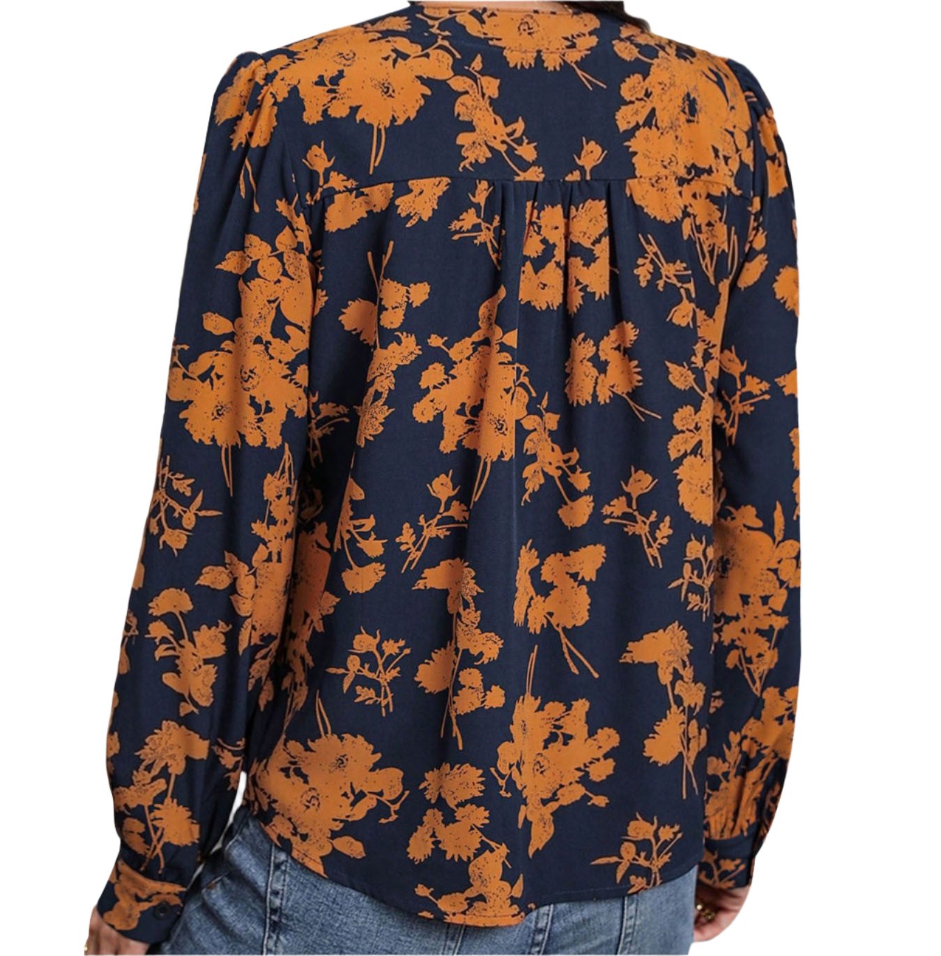 Long Sleeve Print Shirt